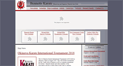 Desktop Screenshot of bennettskarate.com